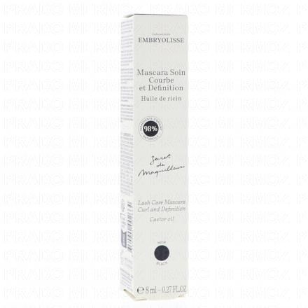 EMBRYOLISSE Secret de Maquilleurs - Mascara Soin Courbe et Définition Noir 8 ml