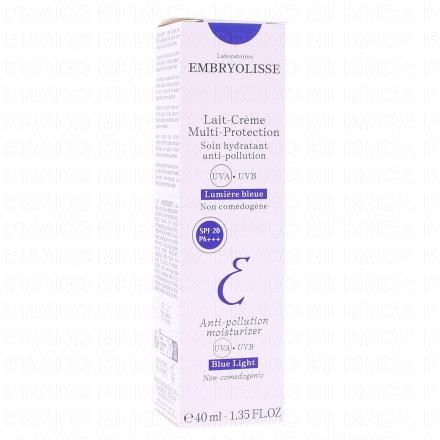 EMBRYOSE Lait-crème multi-protection lumière bleue 40ml