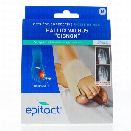 EPITACT Orthèse corrective de l'hallux valgus oignon NUIT (taille m ( 21,5 à 23 cm))