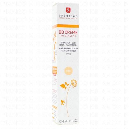 ERBORIAN BB Crème Au ginseng SPF20 Nude 40ml