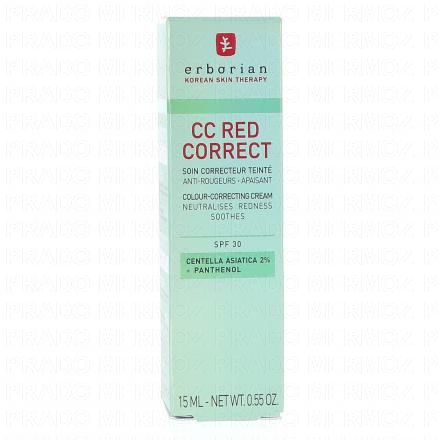 ERBORIAN CC Red Correct Soin Correcteur Teint&eacute; *nouvelle formule* (15ml)
