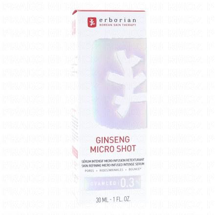 ERBORIAN Ginseng Micro Shot Advanced 0.3% (30ml)