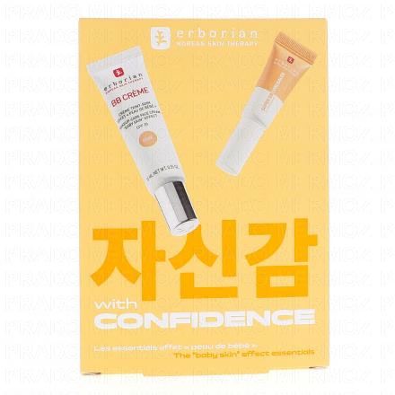 ERBORIAN With Confidence Coffret Les Essentiels Effet Peau B&eacute;b&eacute; Dor&eacute;