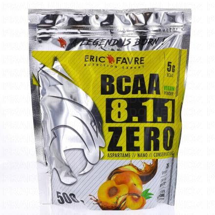 ERIC FAVRE BCAA 8.1.1 Zero 500g Goût : Thé Pêche