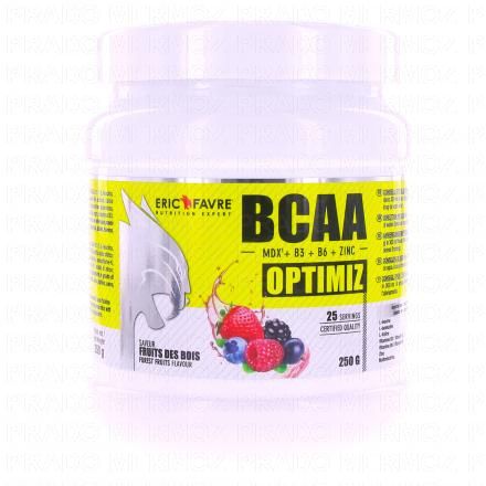 ERIC FAVRE BCAA Optimiz Saveur fruits des bois pot de 250g