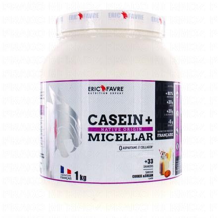 ERIC FAVRE CASEIN + Micellar Cookie & cream 1kg (+33 shakers)