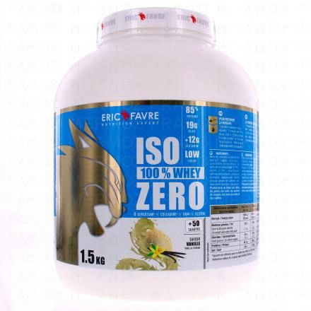 ERIC FAVRE Iso 100% Whey ZERO Vanille 1.5kg