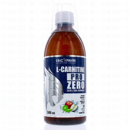ERIC FAVRE L-Carnitine Pro Zero Saveur Pomme Kiwi Flacon 500ml