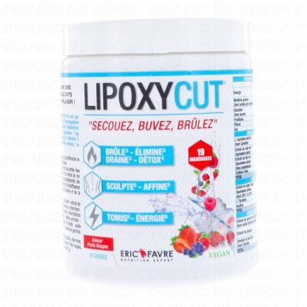 ERIC FAVRE Lipoxycut Shake drink & burn saveur fruits rouges 1 pot 120g