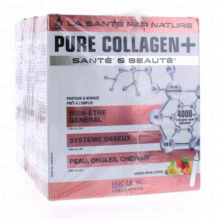 ERIC FAVRE Pure collagen + Saveur pêche citron -Lot de 3 x150ml