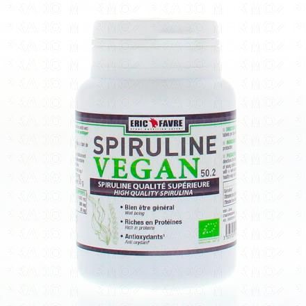 ERIC FAVRE Spiruline Vegan 50.2 boite de 100 comprimés