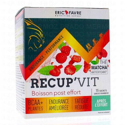 ERIC FRAVE Recup vit Saveur Framboise 15 sachets 10g