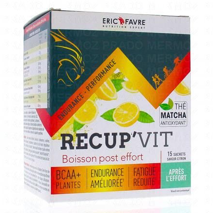 ERIC FRAVE Recup vit saveur citron 15 sachets 10g