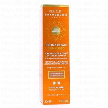 BRONZ REPAIR Sunkissed soin protecteur teinté anti-rides fermeté soleil modéré 50ml 4