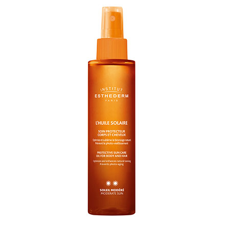 ESTHEDERM Huile solaire soleil modéré spray 150ml