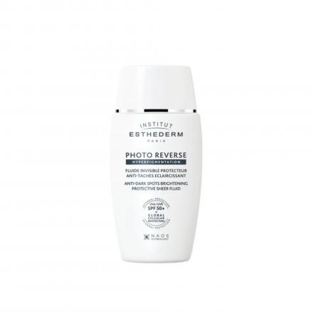 ESTHEDERM Photo Reverse - Fluide Solaire Invisible Protecteur Anti-Taches Eclaircissant SPF50+ 40ml