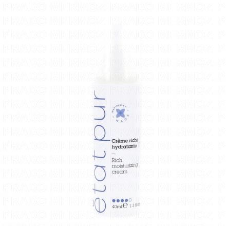 ETAT PUR Soin pur - La Crème Riche 40ml