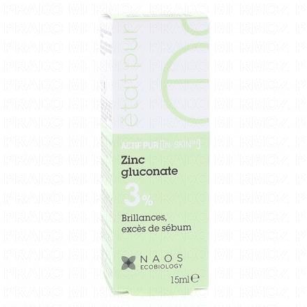 ETAT PUR Actif pur - Zinc Gluconate 3% 15 ml