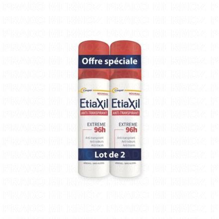 ETIAXIL Anti-Transpirant A&eacute;rosol Extr&ecirc;me 96h (lot 2 x 150ml)