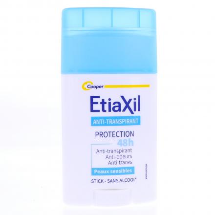 ETIAXIL Stick déodorant anti-transpirant 48h double action 40ml