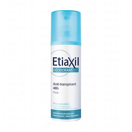ETIAXIL Déodorant anti-transpirant 48h pieds 10ml