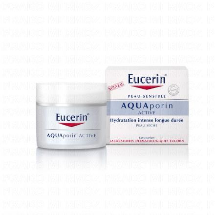 EUCERIN Aquaporin active - Hydratation intense longue durée peaux sensibles et sèches pot 50ml