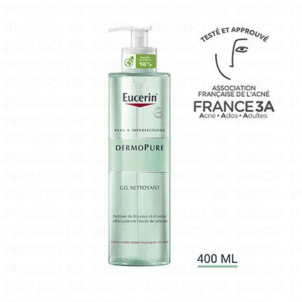 EUCERIN DermoPure - Gel nettoyant flacon pompe 400ml