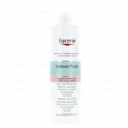 EUCERIN DermoPure - Gel nettoyant triple action 400ml
