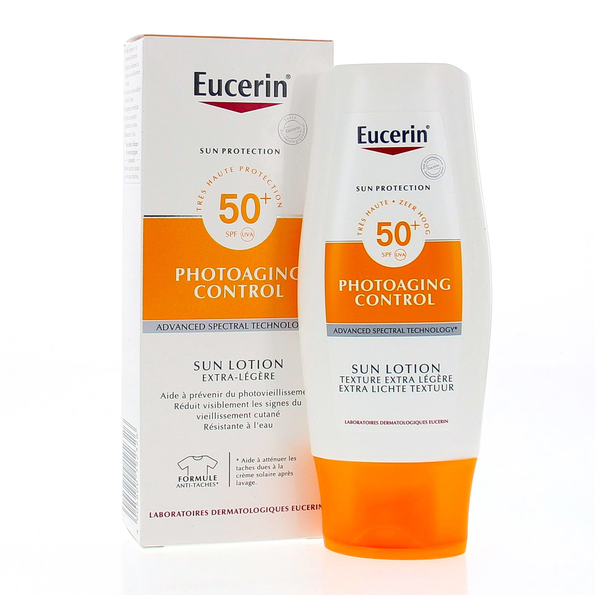 EUCERIN Photoaging Control sun lotion SPF 50+ tube 150ml Parapharmacie en ligne Prado Mermoz