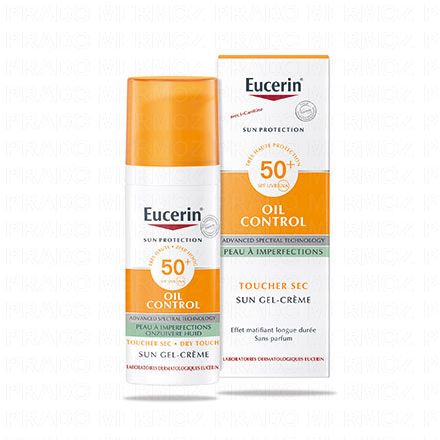 EUCERIN Sun Protection - Gel-crème oil control toucher sec IP50