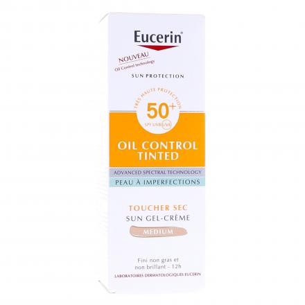 Sun protection - Oil Control Tinted Gel Crème SPF50+ Teintée Medium 50ml 6
