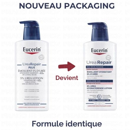 EUCERIN UreaRepair - Emollient Hydratant 5% d'urée (flacon pompe 400ml)