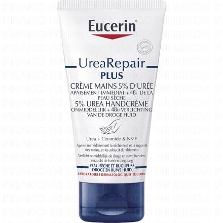 EUCERIN UreaRepair Plus- Crème mains réparatrice 5% urée tube 75ml