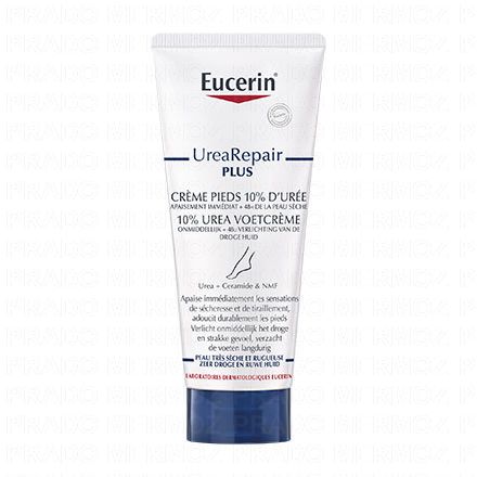 EUCERIN UreaRepair Plus- Crème pieds réparatrice 10% urée tube 100ml