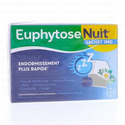 EUPHYTOSE Nuit - 1mg 20 sachets à infuser