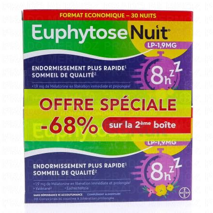 EUPHYTOSE Nuit - LP 1,9 mg 60 comprimés