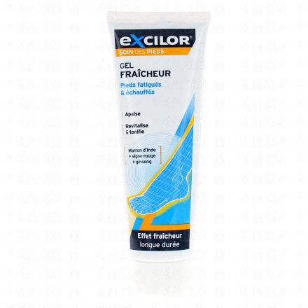 EXCILOR Gel fraîcheur pour pieds fatigués et échauffés tube 125ml