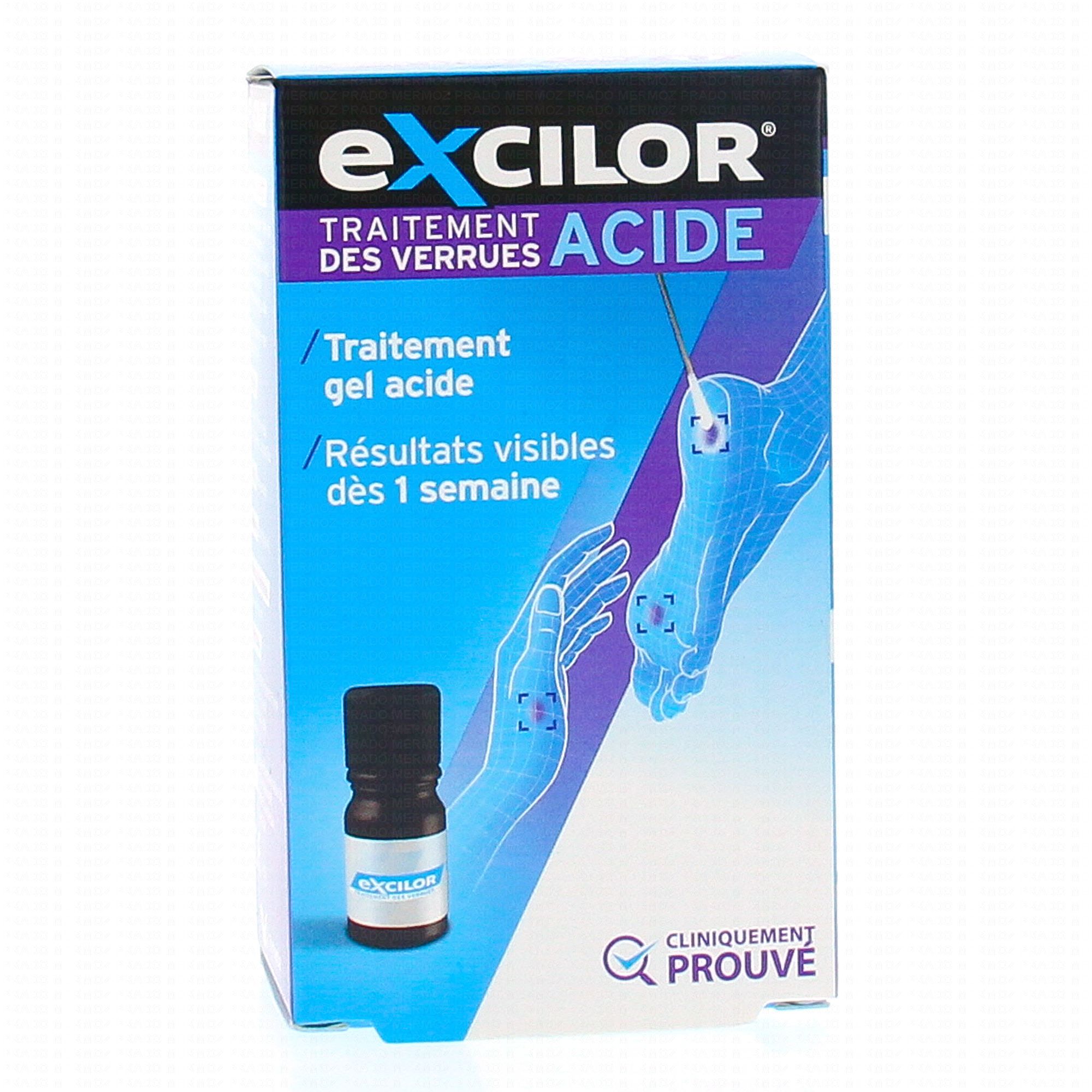 EXCILOR Traitements des verrues acide flacon 4ml - Parapharmacie ...