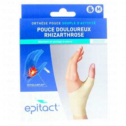 EPITACT Orthèse pouce Souple d'activité Main Gauche taille M (15-17 cm)