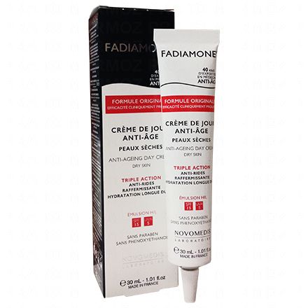 FADIAMONE Crème de jour anti-âge peaux sèches triple action tube 30ml