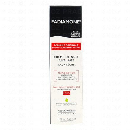 FADIAMONE crème de nuit anti-âge peaux sèches et très sèches tube 30ml