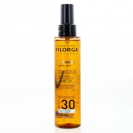 FILORGA UV-bronze huile solaire anti-âge SPF30 flacon spray 150ml