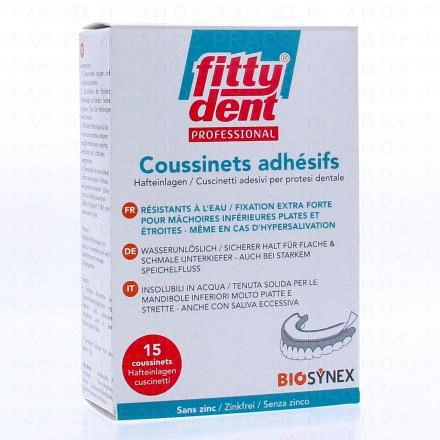 FITTYDENT Coussinets adhésifs boite de 15