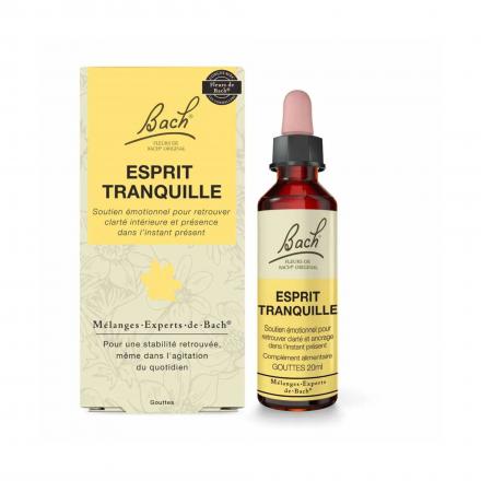 FLEURS DE BACH Mélanges Expert de Bach - Esprit Tranquille 20ml