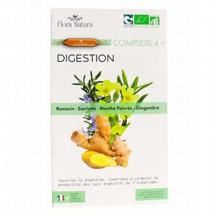 FLORA NATURA Complexe 4+ Digestion Bio 20 ampoules de 15ml