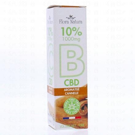 FLORA NATURA Huile de CBD 10% aromatisé cannelle 10ml