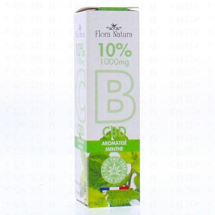 FLORA NATURA Huile de CBD 10% aromatisé menthe 10ml