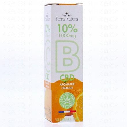 FLORA NATURA Huile de CBD 10% aromatisé orange 10ml