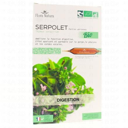 FLORA NATURA Serpolet Bio 20 Ampoules 15ml