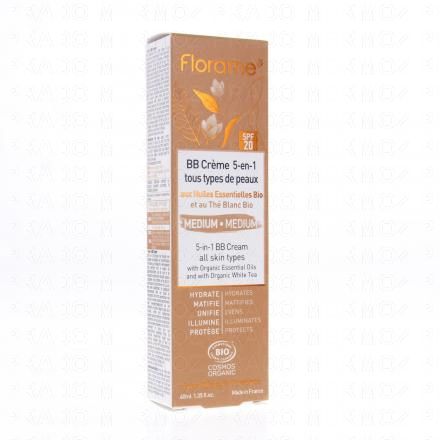 FLORAME BB Crème 5 en 1 bio Teint médium 40ml